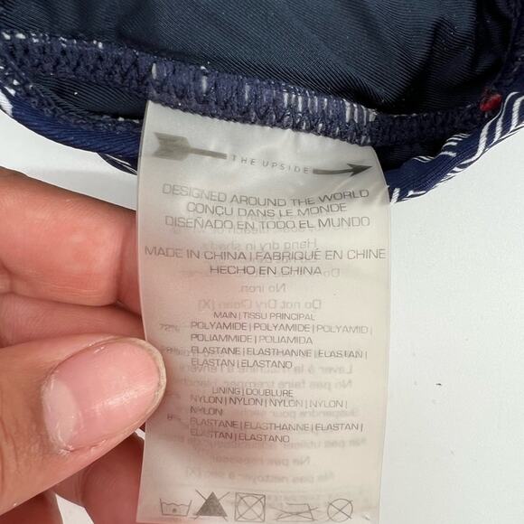 The Upside x Soul Cycle Alexa Vintage Print Sports Bra Athletic Activewear Sz M - Picture 6 of 8